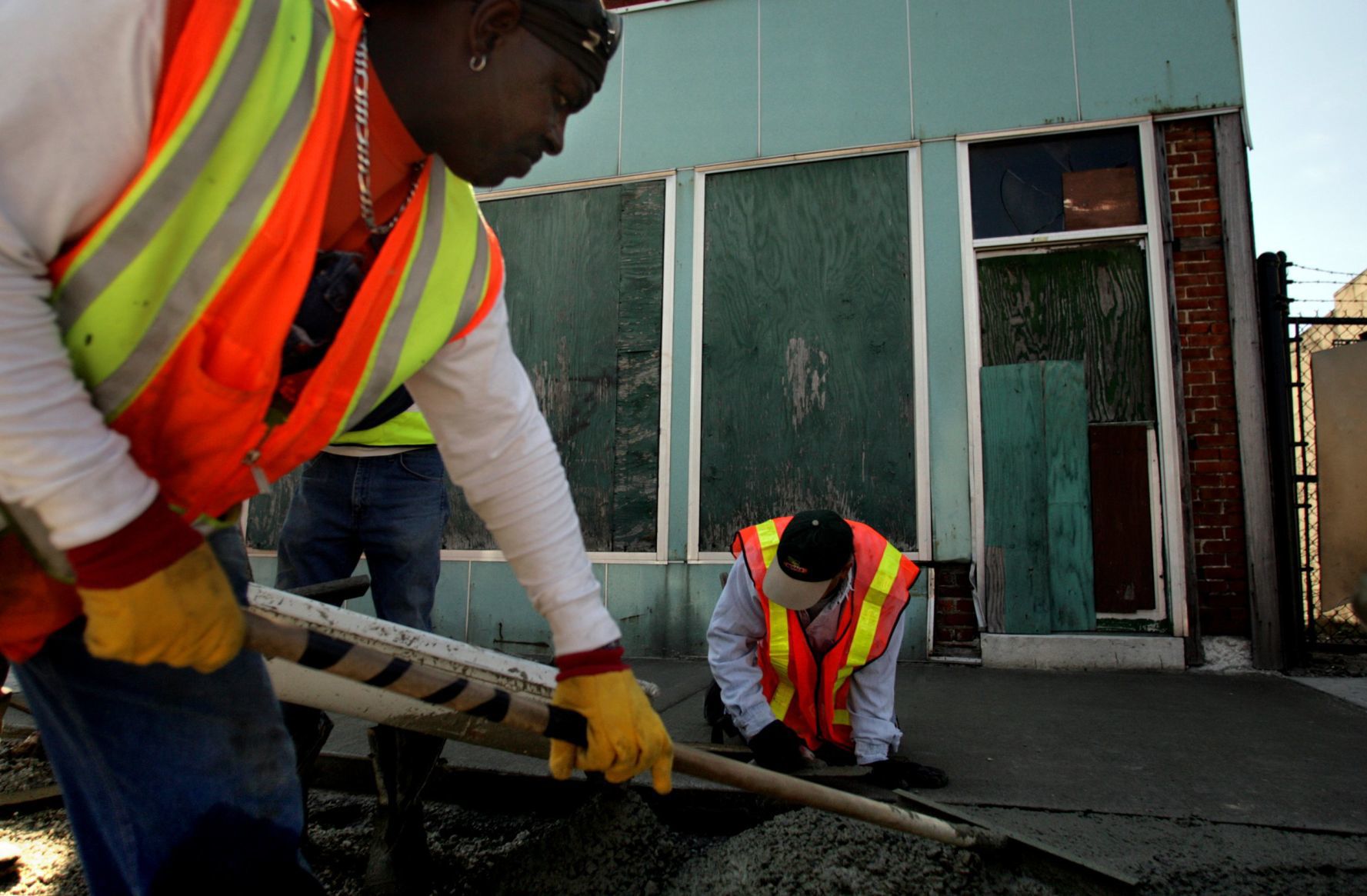Improvements along MLK Drive in 2008